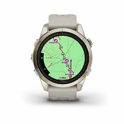 Смарт-годинник Garmin Epix Pro Gen 2 Sapphire 42mm Soft Gold w. Light S. Band (010-02802-10/11) - мініатюра 4
