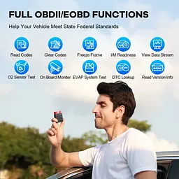 Універсальний автосканер Мультимарочний OBD2 Mucar BT200 Професійний діагностичний автомобільний сканер ОБД2, EOBD, ELM327 (19803) - мініатюра 5