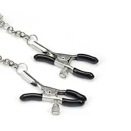 Затискачі для сосків Liebe Seele Glow-in-dark Nipple Clamps Light Blue - мініатюра 3