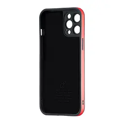 Чохол Jinduka Leather Protected Camera iPhone 12 Pro Max Red - мініатюра 3