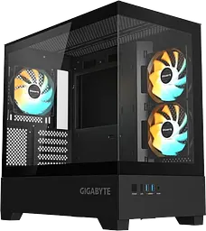 Корпус Gigabyte C201 Panoramic ARGB Black (GB-C201P) - мініатюра 2