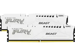 Модуль пам'яті Kingston FURY 64 GB (2x32GB) DDR5 6400 MHz Beast EXPO White (KF564C32BWEK2-64) - мініатюра 4