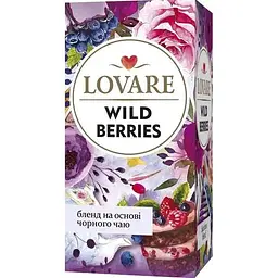 Чай чорний Lovare Travel Wild Berry 24 шт