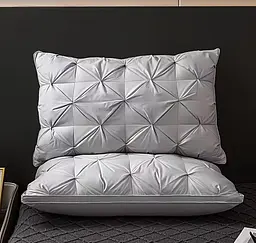 Подушка тісто з поліефірного волокна Hotel pillow 19536 50х70 см сіра - мініатюра 4