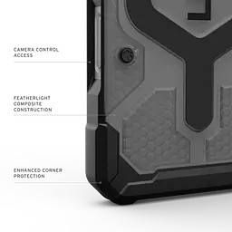 Оригінальний протиударний чохол UAG Pathfinder MagSafe для iPhone 17 Clear Ash 114553113140 - мініатюра 9
