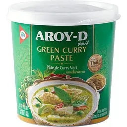 Паста карі Aroy-D зелена 400г