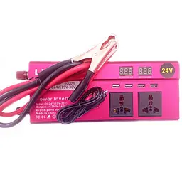 Інвертор Lvyuan Power 4000W 013 з 24V на 220V 3 розетки, 4 USB (11040) - мініатюра 2