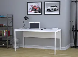 Письмовий стіл L-3p Loft design (Білий)