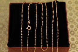 Ланцюг Xuping Jewelry якірний з огранюванням 45 см 1,5 мм золототистий