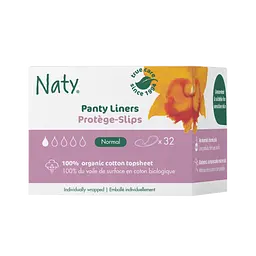 Одноразові щоденні гігієнічні жіночі прокладки Naty Normal 32 шт