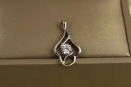 Кулон Xuping Jewelry Контур 2,5 см сріблястий