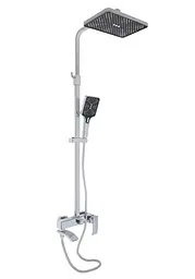 Душова система універсальна Qtap Swan Cascada Chrome з виливом QTSWA111CRM45566