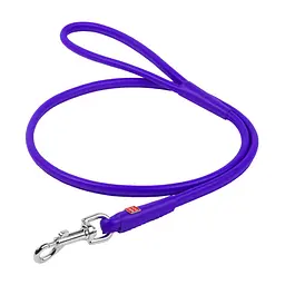 Повідець для собак WAUDOG Glamour круглий XS d 6 мм Д 122 см фіолетовий (33809)