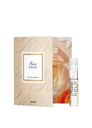 Листівка з пробним зразком Парфумерної води Avon Rare Gold для неї, 0,6 мл - мініатюра 1
