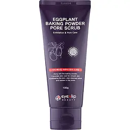 Скраб для обличчя Eyenlip Eggplant Baking Powder Pore Scrub з содою від чорних цяток 100 г  - мініатюра 2