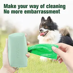 Диспенсер для біопакетів Fioviel dog poop bag dispenser бірюзовий - мініатюра 3