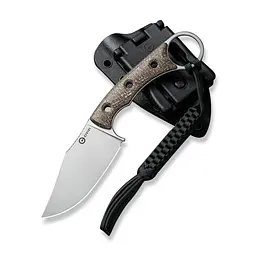 Ніж фіксований тактичний Civivi Midwatch, (8.6 см) N690 / Micarta коричневий - мініатюра 3