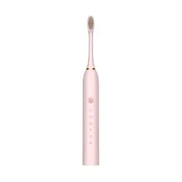 Ультразвукова зубна щітка з 4 насадками Sonic Toothbrush X-3 Pink