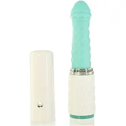 Вібратор Pillow Talk Feisty Thrusting 21 см бірюзовий