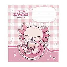 Зошит Школярик Just be kawaii 12 аркушів клітинка (012-3480K), в асортименті