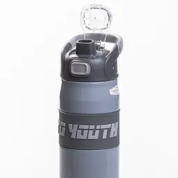 Термос спортивний TO YOUTH 680 мл з мундштуком, сірий Yiwu HP-14-54G - мініатюра 11