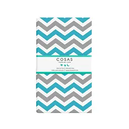 Набір простирадл полуторне Cosas ZIGZAG & STARS 155х240 см (SetSheet_ZigBlueGrey_StarGrey_155х240) - мініатюра 2