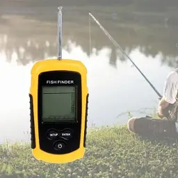 Ехолот Fish Finder портативний для берега та човна відображення риби та рельєфу дна - мініатюра 2