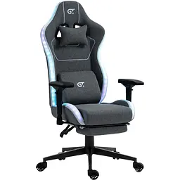 Геймерське крісло GT Racer X-2306 Fabric Gray L [122604] - мініатюра 4