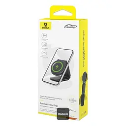 Бездротове авто зарядне тримач Baseus PrimeTrip C02 Mega Magnetic C40169003111-00 - мініатюра 4