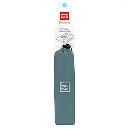 Складна миска Waudog Silicone, 38,5х23х5 см, сірий (508011) - мініатюра 4