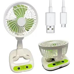Настільний вентилятор з LED підсвіткою та USB, KC-7900 - мініатюра 5