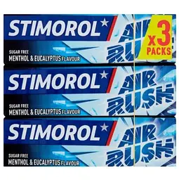 Жуйки Stimorol Air Rush Menthol Eucalyptus 3х10шт (17.02.2025)
