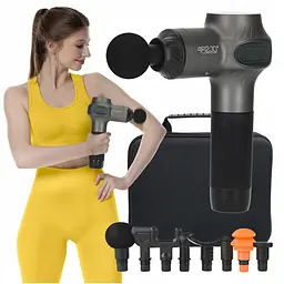 Ручний перкусійний масажер 4FIZJO Massage Gun Active 30 Вт (масажний пістолет) 4FJ0592 (P-5907739319937)