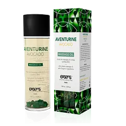Масажна олія EXSENS Aventurine Avocado (антистрес з авантюрином) 100мл, натуральна