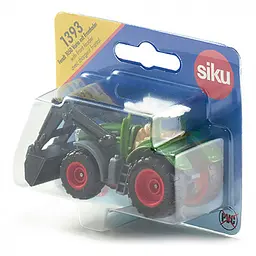 Трактор Siku Fendt 1050 із фронтальним навантажувачем, зелений (1393) - мініатюра 7