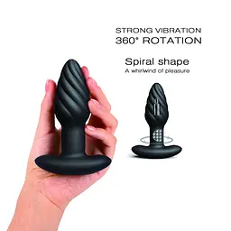 Анальна пробка з вібрацією та перловим масажем Dorcel Spin Plug Dorcel SO9019 97577 - мініатюра 2