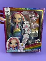 Лялька Rainbow High Amaya оригінал з набором cлаймів та домашнім Улюбленцем