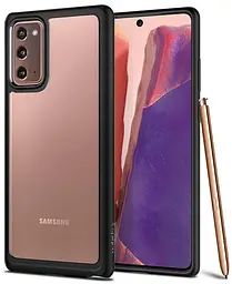 Чохол прозорий протиударний Spigen Ultra Hybrid ACS01420 для Samsung Galaxy Note 20 (6.7") Matte Black - мініатюра 4