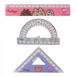 Набір лінійок Yes Pusheen 15 см 3 предмети (370688) - мініатюра 2