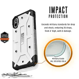Оригінальний протиударний чохол UAG Pathfinder для iPhone XS Max (6.5") White 111107114141 - мініатюра 3