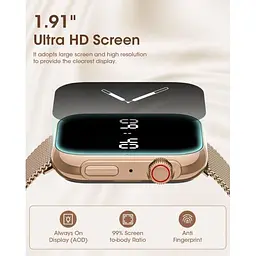 Жіночий розумний смарт годинник Smart Sensation + 2 ремінці (Gold) - мініатюра 10