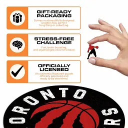 Дерев'яний пазл Toronto Raptors Iconic Puzzles NBA M, 270 деталей офіційний логотип Торонто Репторз подарунковий набір (SKU-301) - мініатюра 4