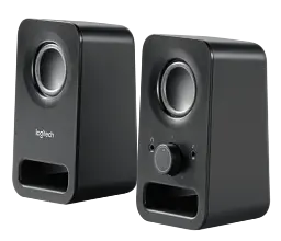 Колонки 2.0 Logitech Z150, Black, 3 Вт, 3.5 мм, роз'єм для навушників, роз'єм лінійного аудіовходу (980-000814) - мініатюра 2