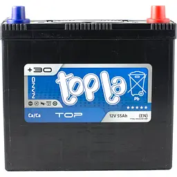 Акумулятор автомобільний Topla 55Ah/12V Top/Energy Japan Euro (118 255) - мініатюра 1