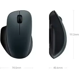 Бездротова миша XiaomiWireless Mouse Comfort Edition BHR9359GL Black - мініатюра 7