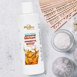 Лубрикант MyLove Aroma Series IntimMassage 2in1 Amaretto, 300 мл - мініатюра 6