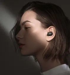 Бездротові Bluetooth навушники Xiaomi Redmi AirDots s 2 Headset бездротові Чорні - мініатюра 3
