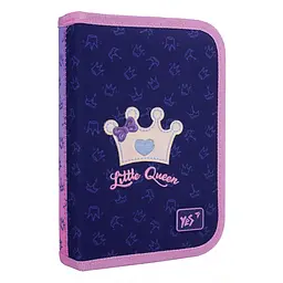 Пенал шкільний одинарний з клапаном Yes Little Queen HP-03