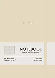 Блокнот «Notebook» у лінію (капучино)