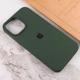 Чохол Silicone Case для Apple iPhone 15 Pro Cyprus Green AA [92753] - мініатюра 4
